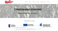 Desktop Screenshot of ocynkownia-ogniowa.pl